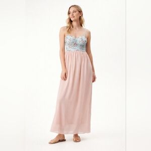 TWIK Corset Top Maxi Dress